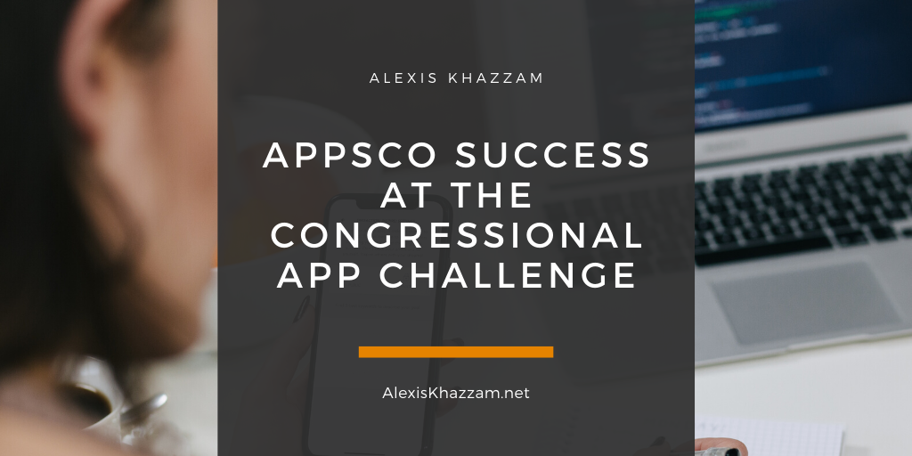 Alexis Khazzam, APPSCO congressional app challenge graphic