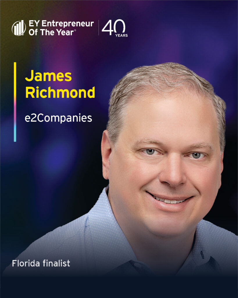 Headshot graphic of e2Companies CEO James Richmond